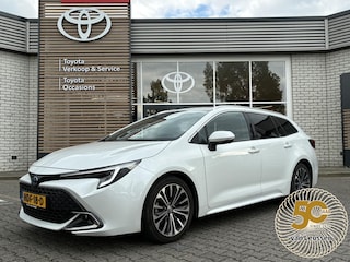 Toyota Corolla Touring Sports 1.8 HYBRID STYLE APPLE/ANDROID STOEL+STUURVERW. EL-ACHTERKLEP HALF-LEDER LED 17"LMV KEYLESS PRIVACY-GLASS