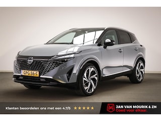 Nissan Qashqai 1.5 e-Power Tekna Plus | PANORAMADAK | MASSAGE | STUURVERWARMING | HEAD UP | DAB | APPLE | 360 CAMERA | TREKHAAK