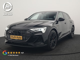 Audi e-Tron 50 Quattro Black Edition 313pk Dealer O.H. | Luchtvering | Trekhaak | Camera | Head Up | Lederen Sportstoelen Memory & Verwarmd | Bang & Olufsen | Cruise Control | Keyless | Sfeerverlichting | Apple Carplay | Navigatie | DAB | 21''L.M |