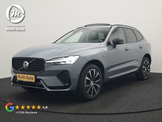 Volvo XC60 T6 AWD Plus Dark PHEV 350pk Dealer O.H. | Trekhaak Af Fabriek | Panodak | 360 Camera | Adaptive Cruise | Lederen Sportstoelen Memory & Verwarmd | 20'' L.M. | Keyless | Blis | Google Assistant | Apple Carplay | Stuur Verwarmd | DAB  | Plug In Hybrid |