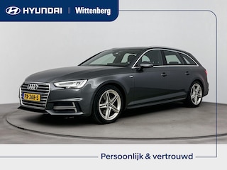 Audi A4 Avant 1.4 TFSI SPORT S LINE EDITION | TREKHAAK | ELEKTRISCHE ACHTERKLEP | NAVI | CLIMA | CRUISE | HALF LEDER | SPORTSTUUR | DAKRAILING | PDC | PRIVACY GLASS | 18'' LMVELGEN | TREKGEWICHT 1500 KG |