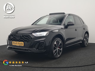 Audi Q5 50 TFSI e S Line PHEV 300pk Dealer O.H. | Trekhaak Af Fabriek | Panodak | 360 Camera | Adaptive Cruise | Sportstoelen Memory & Verwarmd | Park Assist | Navigatie | DAB | Standkachel | Plug In Hybrid |