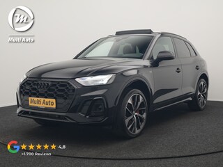 Audi Q5 50 TFSI e S Line PHEV 300pk Dealer O.H. | Trekhaak Af Fabriek | Panodak | 360 Camera | Adaptive Cruise | Sportstoelen Memory & Verwarmd | Park Assist | Navigatie | DAB | Standkachel | Plug In Hybrid |