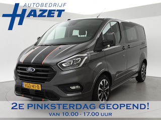 Ford Transit Custom 320 2.0 TDCI 185 PK AUT. SPORT DUBBEL CABINE + 2 SCHUIFDEUREN | ADAPTIVE CRUISE | WINTER PACK