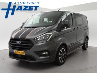 Ford Transit Custom 320 2.0 TDCI 185 PK AUT. SPORT DUBBEL CABINE + 2 SCHUIFDEUREN | ADAPTIVE CRUISE | WINTER PACK