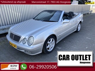 Mercedes-Benz CLK Cabrio 200 Elegance 164Dkm.NAP, AUTOMAAT, Leer, Clima, CC, PDC v/a, LM, nw. APK – Inruil Mogelijk –