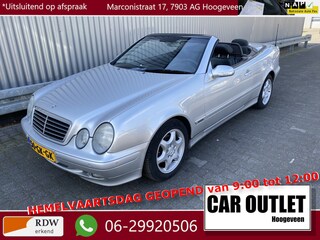 Mercedes-Benz CLK Cabrio 200 Elegance 164Dkm.NAP, AUTOMAAT, Leer, Clima, CC, PDC v/a, LM, nw. APK – Inruil Mogelijk –