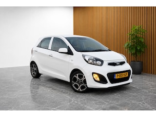 Kia Picanto 1.0 CVVT Design Edition (STOELVERWARMING, AIRCO, LEDEREN STOELEN, ELEKTR RAMEN, GOED ONDH, NWE APK, LICHTMETAAL VELG)