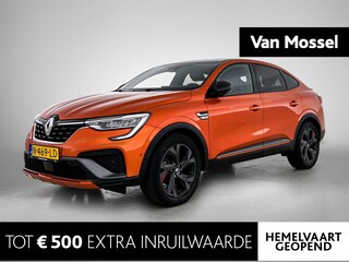 Renault Arkana 1.6 E-Tech Hybrid 145 R.S. Line | Pack Look R.S. Line | Apple Carplay/Android Auto | Achteruitrijcamera | Adaptive Cruise Control | Airco Automatisch | Blind Spot Warning | BOSE Audio | Elektrisch Verstelbare Voorstoelen | Keyless | Leder | Parkeersensoren Rondom | Park Assist | Stoel- en Stuurverwarming | Trekhaak |