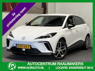 MG 4 ELECTRIC LUXURY LONG RANGE 204 PK 64 KWH FABRIEKGARANTIE TOT 2031 !!! NAVIGATIE ADAPTIVE CRUISE CONTROL APPLE CARPLAY/ANDROID 360 CAMERA STOEL EN STUURVERWARMING DODEHOEKSENSOREN RIJSTROOKSENSOREN KEYLESS GO ZEER MOOI !!