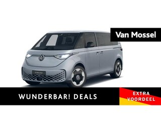 Volkswagen ID. Buzz Pro 86 kWh LWB 6p. 286 PK| Navigatie Pro | Achterklep Elektrisch | Achteruitrijcamera | 6-Zits | 20 Inch Velgen | Stoelverwarming | Stuurwielverwarming