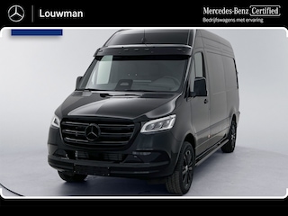 Mercedes-Benz Sprinter 319 1.9 CDI L2H2 30 Jahre Edition Leder Vanstep Full black Zonneklep met Led MAK Safari 3500kg Trekhaak Betimmering Navigatie