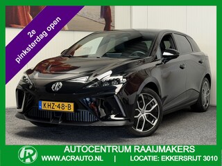 MG 4 ELECTRIC LUXURY LONG RANGE 204 PK 64 KWH FABRIEKGARANTIE TOT 2031 !!! NAVIGATIE ADAPTIVE CRUISE CONTROL APPLE CARPLAY/ANDROID 360 CAMERA STOEL EN STUURVERWARMING DODEHOEKSENSOREN RIJSTROOKSENSOREN KEYLESS GO ZEER MOOI !!