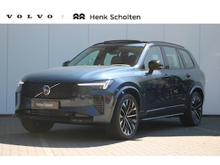 Volvo XC90 T8 445PK Plug-in hybrid AWD Ultra Dark | Luchtvering | Gelamineerde Ruiten | Nappa Leder incl. Ventilatie & Massagefunctie | 22" Velgen | Adaptive Cruise & Pilot Assist | 360 Camera | Semi elektr.  Trekhaak |