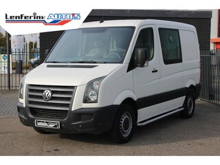 Volkswagen Crafter 2.5 TDI 136 pk Dubbel Cabine L1 Airco, Trekhaak Cruise Control, Sidebars, Youngtimer, 6-Zits