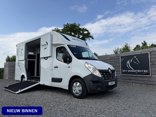 Renault Master | HORSETRUCK | THEAULT | STALLION 5XL | 2018 | HENGST | DUB CAB | MANUEL | 170PK | L3 | 5-SEAT | LUXE | BELGISCH KENTEKEN