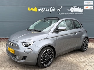 Fiat 500 E Icon 42 kWh Cabrio *stoelverw *17 inch *NL auto