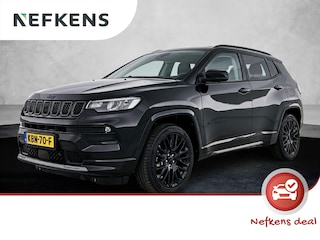Jeep Compass 4xe 240 Plug-in Hybrid Electric S | Trekhaak | Elektrisch Verstelb. Bestuurdersstoel | Elektrische Klep | 360 Camera | Leder | Dodehoekdetectie | 19"LMV |