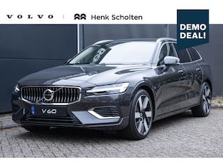 Volvo V60 T6 Recharge AWD Essential Edition | Long Range | Verwarmbare voorstoelen | Verwarmbaar stuurwiel | Verwarmbare achterbank | Google Infotainment | Parkeercamera | 19 inch Lichtmetalen velgen