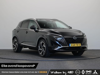 Nissan Qashqai 1.3 MHEV Xtronic Tekna Plus | BOSE audio | Stoel, stuur en voorruitverwarming | Lederen bekleding | Elektrisch vertelbare voorstoelen | 360° camera | 20" LMV |