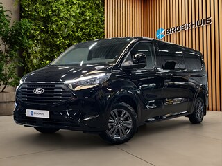 Ford Transit Custom 320 2.5 PHEV L2H1 Limited DC | Nieuwstaat | Elek. Trekhaak | Adapt. Cruise | 360 Camera | Apple Carplay | Stoel-stuuverw. | 17''