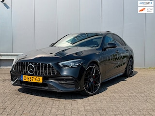 Mercedes-Benz C-klasse 300-e AMG Line | Panoramadak | Luchtvering | Adaptieve Cruise Control | 360 Camera | BTW AUTO!