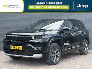 Jeep Compass 1.2 e-Hybrid First Edition | Adaptive Cruise Control | Schuif/Kanteldak | Elektrisch Verstelbare Stoelen | 360 Graden Camera | Dode Hoek Detectie | Apple Carplay | Stoel en Stuur Verwarming