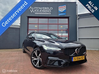 Volvo V90 2.0 T6 Plug-in hybrid AWD Ultimate Dark 12MND BOVAG GAR|NAVI|ACC|EL. TREKHAAK|CAMERA|LEDER|STUUR+STOELVERW