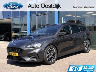 Ford Focus Wagon 1.0 EcoBoost ST Line 125PK Winterpack Adaptieve Cruise Camera B&O Parkeersensoren Full-LED Climate Keyless 18'' Velgen Privacy Glass *Sportief*