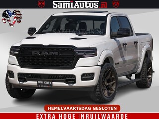 Dodge Ram LIMITED H.O 540PK 706Nm | Massage + Full Option | De Meest Luxe en Volle Pick-Up in zijn Klasse | Comfortabele Dubbele Cabine met Royale 5 Zitplaatsen | BPM vrij | Nu Leverbaar uit Voorraad | Voorraad Nr 2336 - 7700