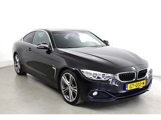 BMW 4-serie Coupé Sportline 420i High Exec - 2e eig-LEDER-NAVIPROF-M-Stuur - org. NL auto 19" breedset privacy glas