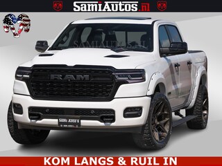 Dodge Ram Limited Night High Output 540HP 706Nm | Massage + Full Option | De Meest Luxe en Volle Pick-Up in zijn Klasse | Comfortabele Dubbele Cabine met Royale 5 Zitplaatsen | BPM vrij | Nu Leverbaar uit Voorraad | Voorraad Nr 2351 - 7478