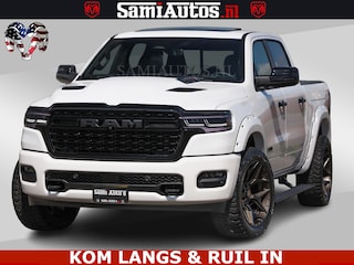 Dodge Ram Limited Night High Output 540HP 706Nm | Massage + Full Option | De Meest Luxe en Volle Pick-Up in zijn Klasse | Comfortabele Dubbele Cabine met Royale 5 Zitplaatsen | BPM vrij | Nu Leverbaar uit Voorraad | Voorraad Nr 2351 - 7478