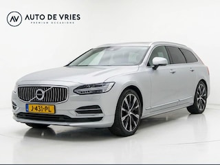 Volvo V90 2.0 B4 190pk Automaat Inscription | Panoramadak | Zwart leder | Massage | Pilot Assist | Trekhaak