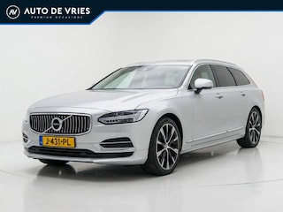 Volvo V90 2.0 B4 190pk Automaat Inscription | Panoramadak | Zwart leder | Massage | Pilot Assist | Trekhaak