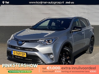 Toyota RAV4 2.5 Hybrid Black Edition Parkeersensoren v&a, achteruitrij camera, elektr. achterklep, keyless, adaptieve cruise control, automaat!