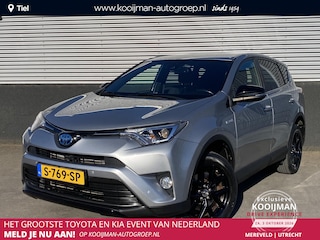 Toyota RAV4 2.5 Hybrid Black Edition Parkeersensoren v&a, achteruitrij camera, elektr. achterklep, keyless, adaptieve cruise control, automaat!
