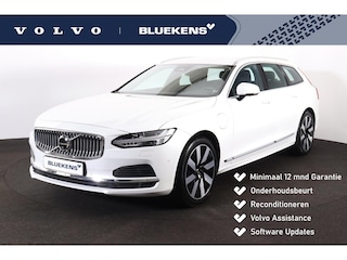 Volvo V90 T6 Recharge AWD Plus Bright - IntelliSafe Assist & Surround - 360º Camera - Harman/Kardon audio - Adaptieve LED koplampen - Verwarmde voorstoelen & stuur - Parkeersensoren voor & achter - Elektr. bedienb. voorstoelen met geheugen - 19' LMV
