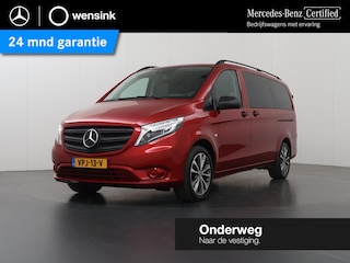Mercedes-Benz Vito 114 CDI | L2 | AUTOMAAT | DUBBEL CABINE | LUCHTVERING ACHTERAS | LED | CAMERA | PARKEERSENSOREN | NAVIGATIE | CRUISE CONTROL | CLIMATE CONTROL | ACHTERDEUREN | METALLIC | KUNSTLEDER ZWART | CERTIFIED