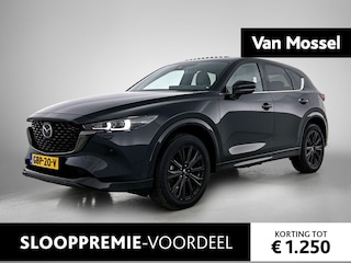 Mazda CX-5 2.0 e-SkyActiv-G M Hybrid 165 Homura | SCHUIFDAK | TREKHAAK | HEAD-UP | LEER | BOSE AUDIO | 360 CAMERA | NAVIGATIE | STOEL-STUURWIELVERWARMING | STOELVERKOELING