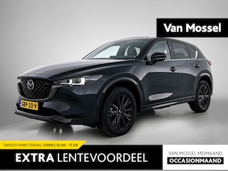 Mazda CX-5 2.0 e-SkyActiv-G M Hybrid 165 Homura | SCHUIFDAK | TREKHAAK | HEAD-UP | LEER | BOSE AUDIO | 360 CAMERA | NAVIGATIE | STOEL-STUURWIELVERWARMING | STOELVERKOELING