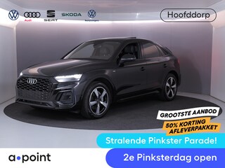 Audi Q5 55 TFSI e S edition Competition 367pk | Panoramadak | Verlengde garantie | Navigatie | Parkeersensoren (Park assist) | Rondomzicht camera | Lederen bekleding | S-Line |