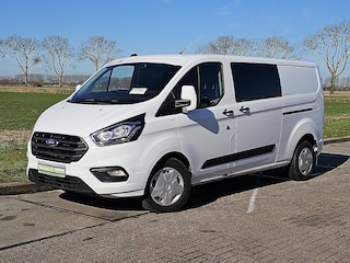 Ford Transit Custom 320 2.0 TDCI L2H1 DC Automaat Airco Cruise Control PDC Achterdeuren Trekhaak