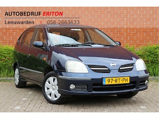 Nissan Almera Tino 1.8 116pk Acenta RIJKLAAR! | Ond.beurt + APK | NL-auto | 5 deuren | Climate control | Camera | Elek. ramen | Radio | Trekhaak |