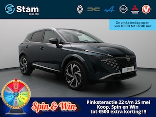 Nissan Qashqai e-Power Tekna Plus 205pk BOSE | Head-Up | 360° Camera | Stoel-/stuur-/voorruitverw. | Panoramadak
