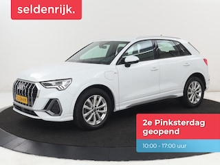 Audi Q3 45 TFSIe S edition | SOH 88% | Sportstoelen | Carplay | Trekhaak | Virtual Cockpit | Navigatie | Camera | Full LED | Half leder | Sfeerverlichting | Climate control | Parkeeerhulp | Cruise control | PHEV | Plug In