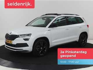 Skoda Karoq 1.5 TSI Sportline | Panoramadak | Stoelverwarming | Adaptive cruise | Camera | Sportstoelen | Virtual Cockpit | Navigatie | Sfeerverlichting | Full LED | 18'' | Keyless | Climate control
