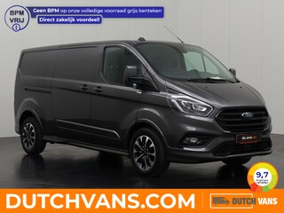 Ford Transit Custom 2.0TDCI 185PK Lang Sport | 2800Kg Trekhaak | Leder | Multimedia | Led | Airco | Cruise | Trekhaak