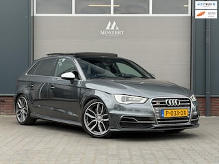 Audi A3 Sportback 2.0 TFSI/300pk S3 quattro S Line Plus|2015|3x S-line|Remus|Pano|Stoelverw.|Cruise|18" LMV