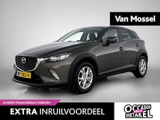 Mazda CX-3 2.0 SkyActiv-G 120 Dynamic | LMV | Trekhaak | Cruise control | Bluetooth | Climate control || Parkeer sensoren | Stoel verwarming | Navigatie